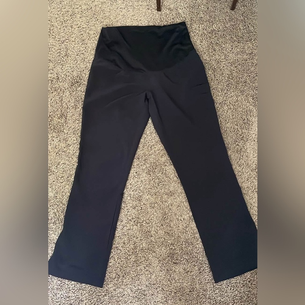 Black Maternity Scrub Pants size Medium